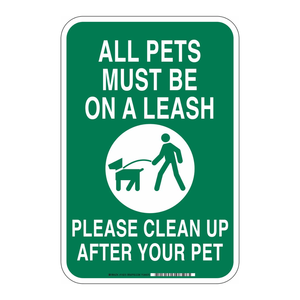 Laisse pour animaux de compagnie Brady et panneau de nettoyage pour parcs, campus et espaces publics - Product Image 2