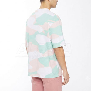 Camisetas de Manga Corta con Estampado Personalizado para Hombre, Camisetas de Hombros Caídos para Hombre, Ropa Urbana - Product Image 4