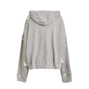 Sweat-shirts à capuche zippés pour hommes, brodés, effet vieilli, en molleton épais de qualité supérieure, en French Terry - Product Image 1