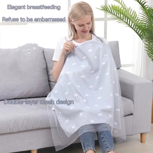 Poncho de lactancia y cubierta de lactancia para bebés, cubierta multiusos, cobertura de lactancia de privacidad completa 360, regalos de Baby Shower para niños y niñas - Product Image 2