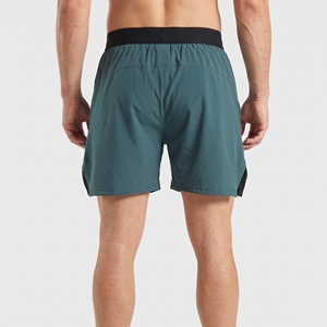Wholesale Premium Islamic Modest Awrah Shorts Men Double <b>Layer</b> <b>Mid</b> Waist Solid High Street Breathable Quick Dry Athletic - Product Image 2