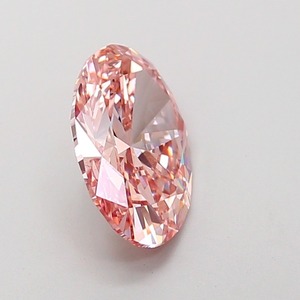 Diamant CVD rose vif fantaisie de forme ovale de luxe, cultivé en laboratoire, 2,07 carats, clarté VS1, polissage excellent, diamant non monté pour bijoux - Product Image 4