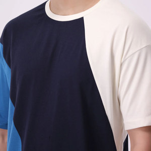 Custom Embroidery Logo Oversize T-Shirt Wholesale Blank Te Heavyweight 350 Gsm O-Neck Non-Pilling Material <b>Down</b> Shoulder - Product Image 6