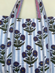 Sac fourre-tout matelassé patchwork en gros – Grand sac à main en coton à bandoulière pour femme - Product Image 5