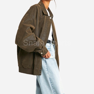 2026 New Design Wholesale High Quality Customizes Fashionable Comfortable Leather Jackets For Women Wear - Product Image 4