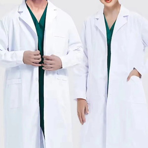 Professional Women's Nursing Scrub Lab Coat with Custom Logo OEM Wholesale High Quality Needle Detection & Seamless Fusing - Product Image 6