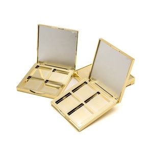 Tự thiết kế bảng phấn mắt riêng của bạn - Hộp đựng phấn mắt 4 màu trống màu vàng sang trọng - Product Image 4