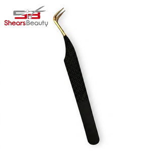 Pinzas para Pestañas de Acero Inoxidable al por Mayor, las Más Vendidas, Duraderas, Herramientas de Precisión para el Cuidado de la Belleza, Pinzas para Extensión de Pestañas - Product Image 3