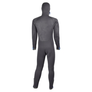 Aropec Combinaison complète à capuche semi-sèche en néoprène de 5mm pour hommes, avec fermeture éclair sur la poitrine, logo sans couture - Product Image 4