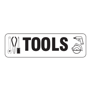 Brady TOOLS Chemical-Resistant Self-Adhesive Equipment <b>Label</b> Oil Proof & Durable - Product Image 1