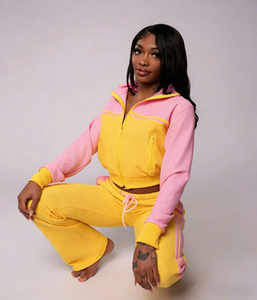 2026 European and American Retro Hooded Casual Waist-Cinching Slimming Letter Print Set for Fashion-Forward Women - Product Image 3