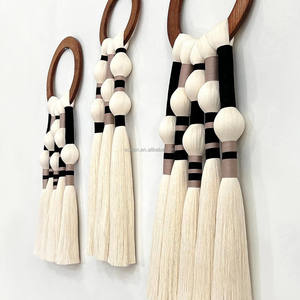 <span class=keywords><strong>Tapiz</strong></span> de pared <span class=keywords><strong>grande</strong></span> tejido a mano colgante <span class=keywords><strong>grande</strong></span> macramé borla decoración Boho tejido pared colgante arte nuevo regalo para el hogar - Product Image 1