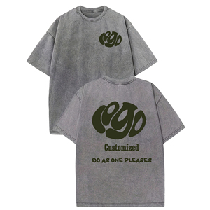 เสื้อยืดโอเวอร์ไซส์ลายกราฟิกสไตล์วินเทจ ยูนิเซ็กซ์ ทรงหลวม ไหล่ตก สตรีทแวร์ ตัวอักษรพิมพ์ลาย แขนสั้น - Product Image 5