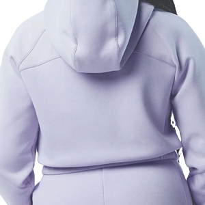 Sudadera con capucha y Top corto informal para mujer con logotipo personalizado estampado para la temporada de invierno 2025 - Product Image 6