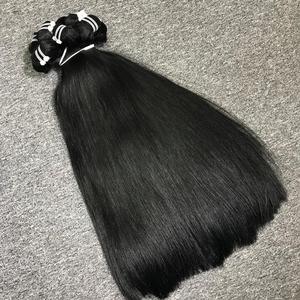 Prix usine VQ Hair Bella Super Double Double Drawn Raw Virgin Remy Straight 100% Extensions de trame de cheveux humains Silky Smooth - Product Image 3