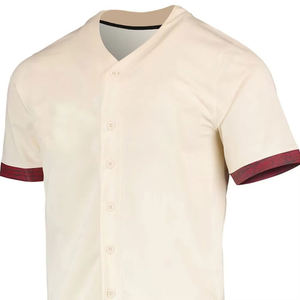 Maillots de baseball personnalisés en gros avec impression numérique - Haute qualité, 100 % polyester, respirant, séchage rapide, anti-bactérien, protection UV, manches courtes - Product Image 5