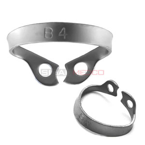 Professional Manual Dental Rubber Dam Clamp B4 Single Hygienic Brinker Universal Tissue Gingival Lower Molars German Stainless - Product Image 1