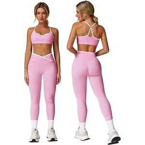 Ensemble de compression pour femmes, dernière tendance de la mode, respirant, pour le yoga et l'entraînement - Product Image 6