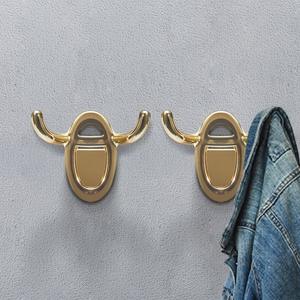 Ganchos Dobles de Metal de Primera Calidad, Perchas Resistentes para Ropa, para la Entrada - Product Image 6