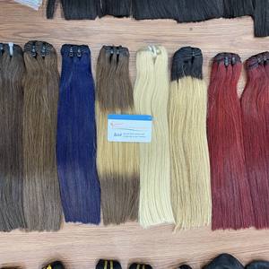 Extensiones de Cabello Remy Virgen Vietnamita 100% al por Mayor, Doble Trama a Máquina, Liso Extremo, 100g, Colores de Moda, Gran Stock, Sin Enredos - Product Image 4