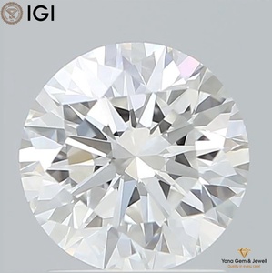 Diamante solitario de 4.00 quilates con certificado IGI, forma redonda de 10.17 mm, color F, claridad VVS1, cultivado en laboratorio por método CVD, para anillo. - Product Image 1
