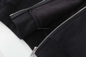 Sudadera con capucha de algodón de lana de alta calidad para hombre, jersey con cremallera completa, sudaderas con capucha bordadas con estampado de logotipo personalizadoDDP, envío - Product Image 4