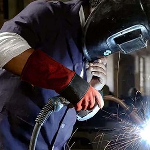 Gants de soudage résistants à l'usure, testés contre les éclaboussures de métal fondu pour TIG, gants de sécurité de haute qualité pour soudage MIG, vente en gros et sur mesure - Product Image 5