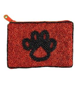 กระเป๋าใส่เหรียญทอมมี่ประดับลูกปัดทำด้วยมือสีเขียวและสีงาช้างมีสีสั่งทำจากจากผู้ผลิตในอินเดีย - Product Image 2