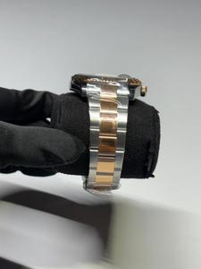 Nuevo Reloj de Lujo Infinity Gems de Acero Inoxidable Simple con Esfera Negra de Números Romanos, Correa de 20 mm, Cristal de Cuarzo, Resistente al Agua, Estilo Hip Hop con Diamantes - Product Image 2
