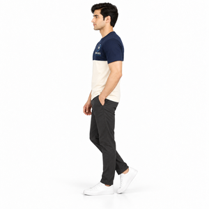 เสื้อยืดแขนสั้นผู้ชาย พรีเมี่ยมคุณภาพ ผ้าฝ้ายหนา 200 GSM สีพื้น ทรงหลวม สกรีนลายตามสั่ง - Product Image 4