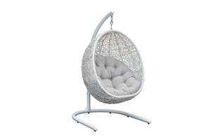 Premium Metal Outdoor Egg <b>Swing</b> Chair with 3-Year Warranty <b>for</b> Hotel Garden Balcony & Patio Use - Product Image 3