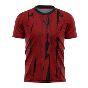ELIXE SPORTS ES-714 T-shirt décontracté pour homme à col rond, couleur unie, coupe régulière, respirant et à séchage rapide, imprimé numériquement personnalisé pour campagne électorale - Product Image 3