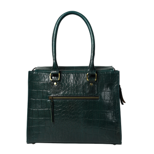 Bolso de Mano Grande de Cuero Genuino con Patrón de Cocodrilo para Hombre, con Logotipo Personalizado de Lujo - Product Image 1