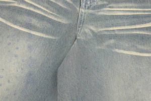 Pantalones Cortos de Mezclilla de Algodón Lavado Oscuro, Estilo Vintage, Holgados y Desgastados, Personalizados, para Hombre, Moda Urbana de Verano - Product Image 4