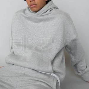 Sweat à capuche surdimensionné décontracté à manches longues pour hommes Street Wear Sweat à capuche surdimensionné - Product Image 2