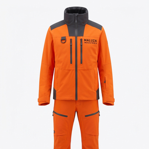MALUZA INDUSTRIES Wholesale High Quality Ski Wear Suit Waterproof Winter Snowboard Jackets Breathable Snow Bib Pants - Product Image 1