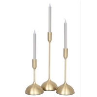 Support de bougies en aluminium de luxe moderne, duo de plateformes texturées à plusieurs branches pour bougies, ensemble de décoration de Noël pour la maison