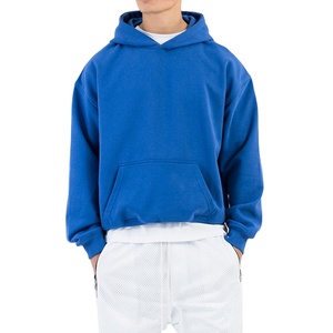 Sweat à capuche unisexe épais avec logo personnalisé brodé, motif numérique uni, fermeture éclair, style hip-hop, haute qualité pour hommes - Product Image 3