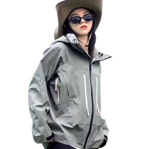 Chaqueta Ligera Cortavientos con Cuello Alto para Hombre y Mujer, de Secado Rápido, para Deportes, Running, Senderismo, con Cierre, Unisex, Tallas Grandes, Delgada - Product Image 3