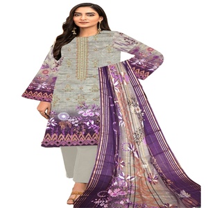 Costumes de prêt-à-porter brodés pour filles Salwar Kameez pakistanais de marque Vêtements indiens et pakistanais à prix de vente en usine - Product Image 1