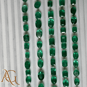 Esmeralda Zambiana Natural Octogonal de Buen Color, Gema Cuadrada para Joyería, Gema Suelta 0.6 - Product Image 5