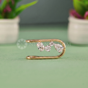 Nuevo Diseño de Colgante de Diamante Redondo y Ovalado Creado en Laboratorio en Oro Sólido de 10K, 14K y 18K, Joyería Fina para Mujer - Product Image 4