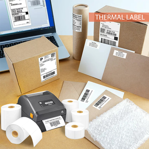Papel Adhesivo en Rollo para Impresión Térmica, 6x4, 10x15, 4x6, 1000 Etiquetas en Blanco, 6*4 - Product Image 5