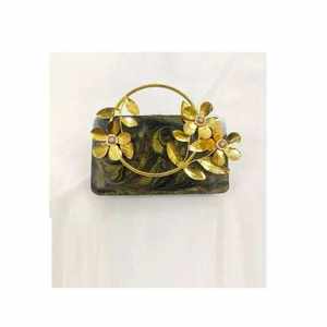 Pochette noire en résine, sac à main, sacoche, sacs à main et pochettes - Product Image 3