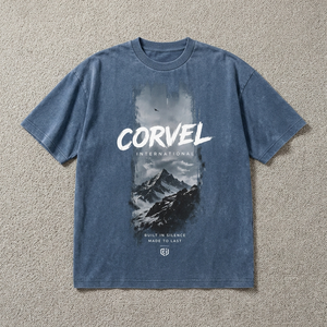 Camiseta gráfica extragrande para hombre con logo personalizado, camisetas artísticas con paisajes, estampado DTG, camiseta de verano y primavera, corte holgado, estilo urbano. - Product Image 5