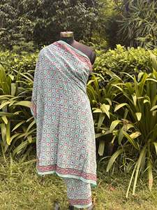 Pareos de Tela Voile 100% Algodón, Hechos a Mano en India, con Estampado de Bloques, Suaves y Ligeros, para Playa, Precio al por Mayor - Product Image 2