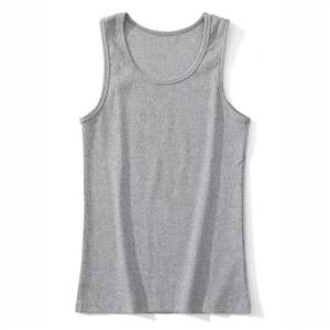 Camiseta sin mangas transpirable de lino, poliéster y spandex - Product Image 1