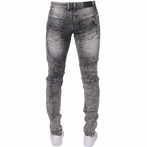 Jean en denim décontracté pour homme, tricoté, écologique, lavable, durable, tissu premium, coupe droite, confort décontracté, ODM US - Product Image 5