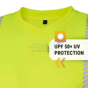 Ropa de trabajo para exteriores, camisetas de seguridad transpirables para hombre, MOQ bajo, nuevo diseño, camisetas de trabajo. - Product Image 3