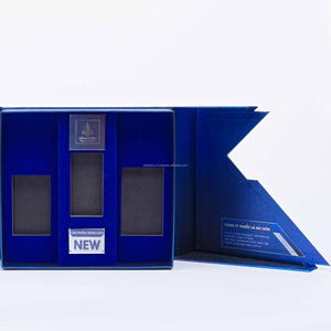 Caja de papel Kraft corrugado duradera de lujo de 2mm, lámina de esponja con cierre magnético, laminación brillante/mate, revestimiento UV reciclable varios - Product Image 1